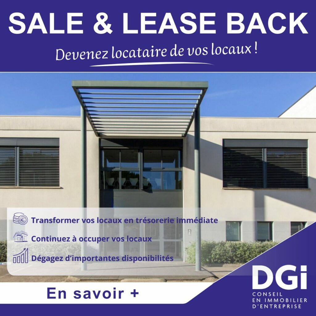 Sale and lease back trésorerie immédiate